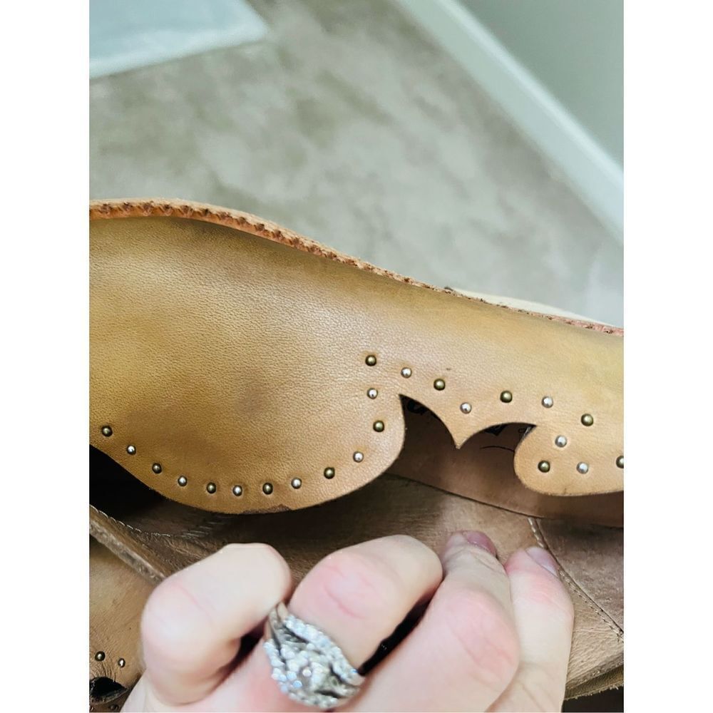 Free People Wild Wyoming tan Ankle Boots sz 9 - Picture 8 of 14